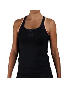 Camiseta Endless Starlett 30200 Black Salmon Mujer | Ofertas de pádel